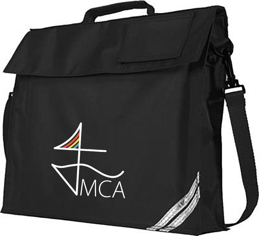 Mayflower Community Academy Embroidered Premium Black Book Bag