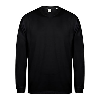 Plymouth Swallows Embroidered  Oversized  Black Long Sleeved Top