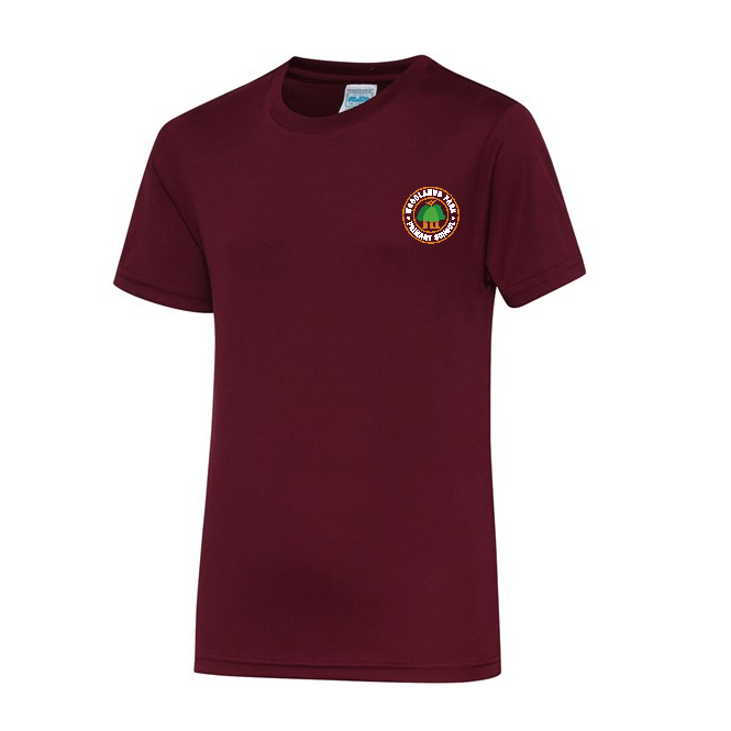 Woodlands Park Primary Burgundy PE T-Shirt