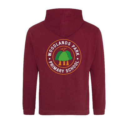 Woodlands Park Primary Burgundy PE Hoodie